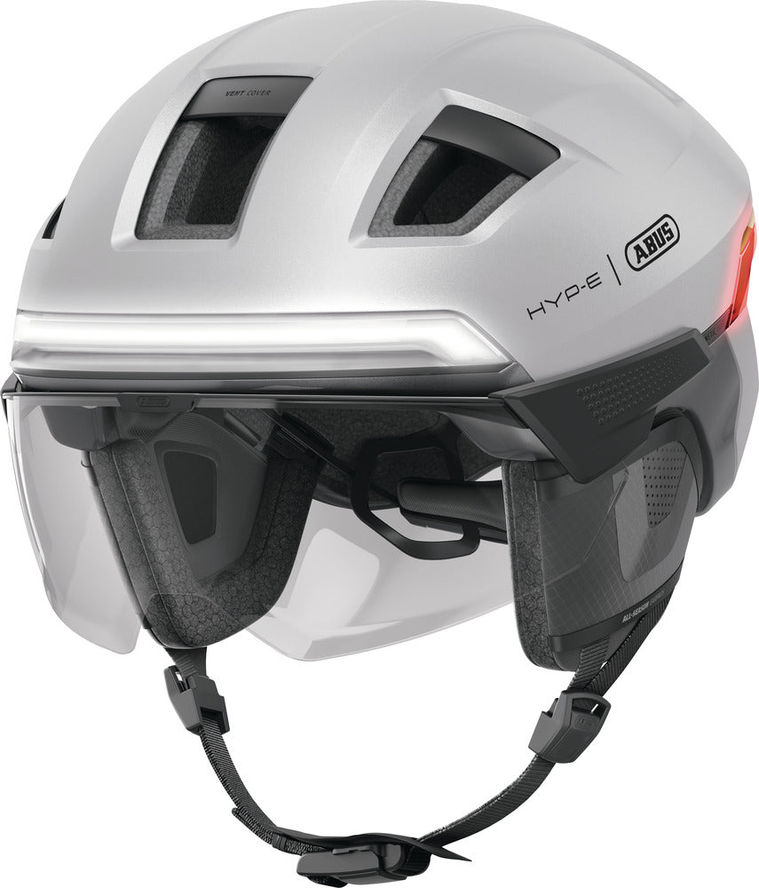 ABUS HYP-E ACE gleam silver - Premium Bikeshop
