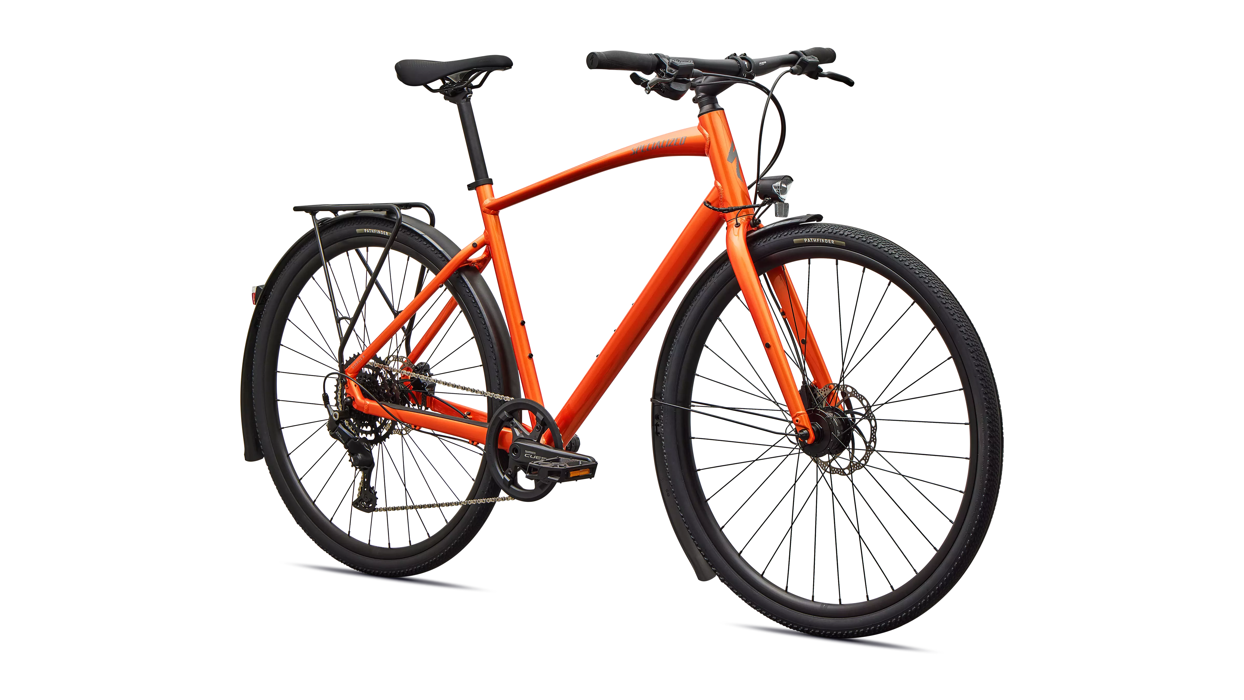 Specialized Sirrus X 2.0 EQ Gloss tangerine shadow silver frost - Premium Bikeshop