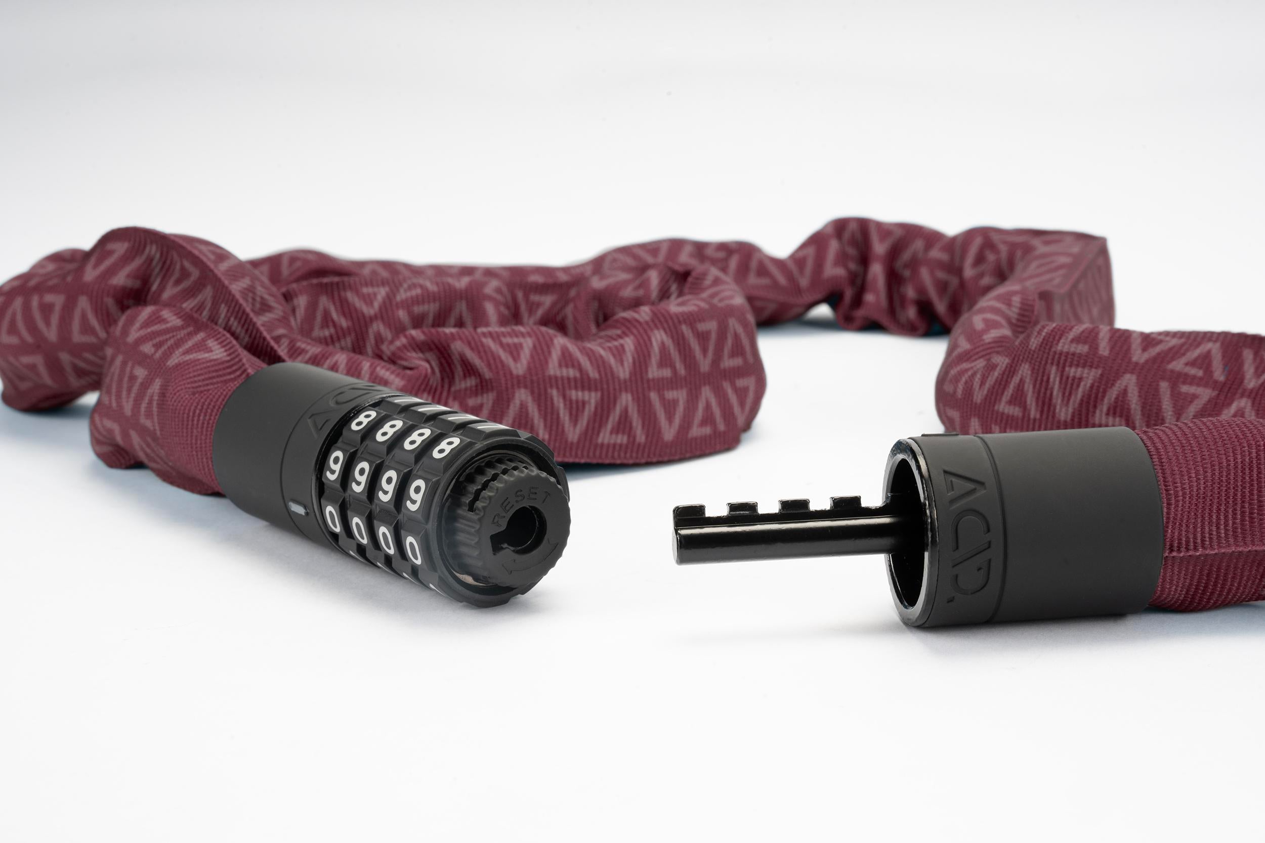 ACID Zahlenkettenschloss CORVID C120 red - Premium Bikeshop