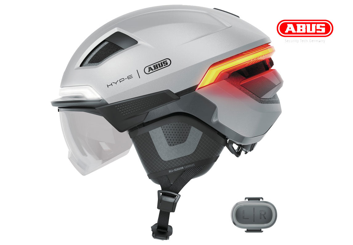 ABUS HYP-E ACE gleam silver - Premium Bikeshop
