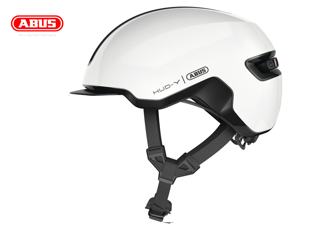 ABUS Hud-Y Ace - Fahrradhelm shiny white - Premium Bikeshop