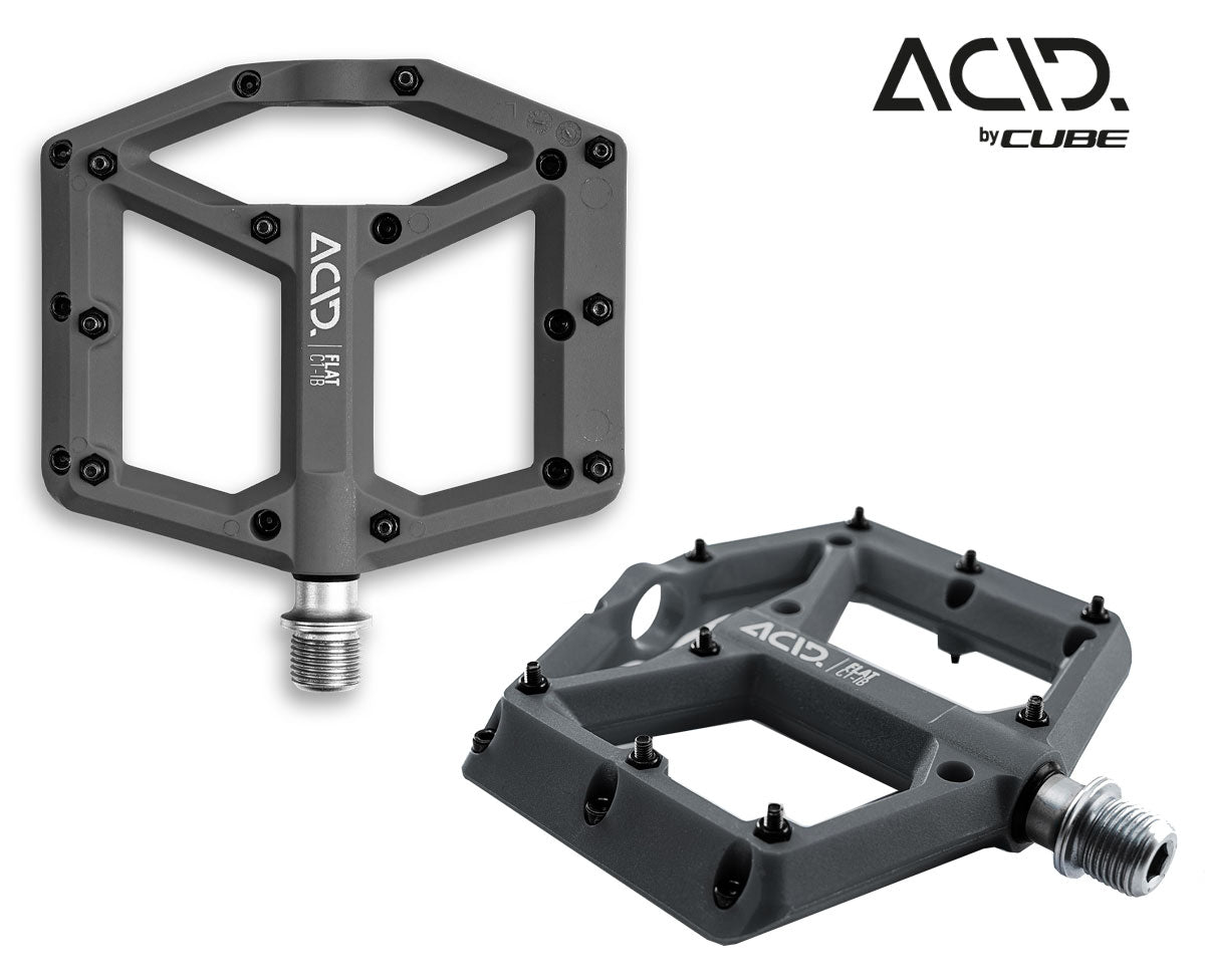 ACID Pedale FLAT C1-IB grey - Premium Bikeshop