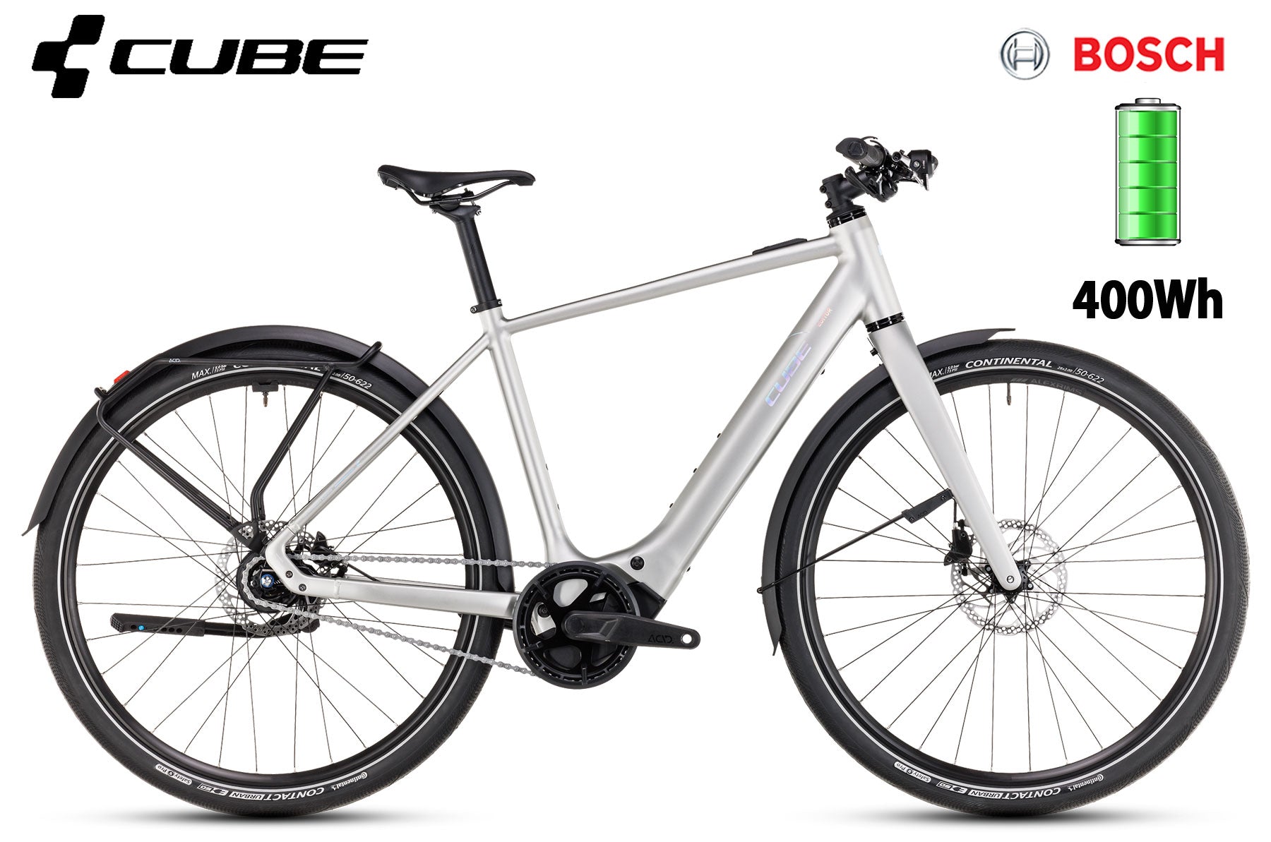 Cube Editor Hybrid SLX FE 400X sleekgrey´n´spectral - Premium Bikeshop