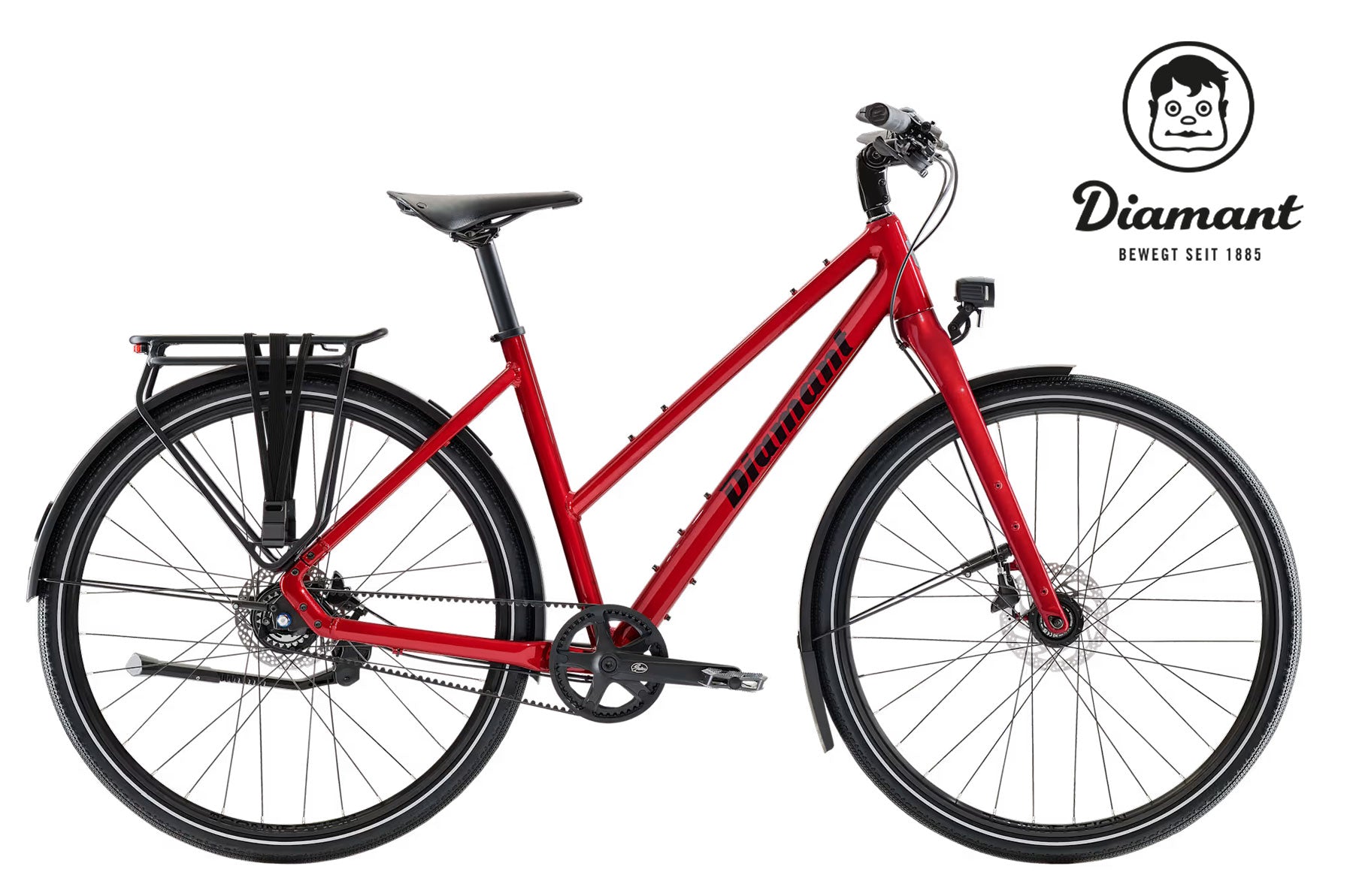 DIAMANT Mahon Style Pro Midstep Aventurinrot Metallic - Premium Bikeshop