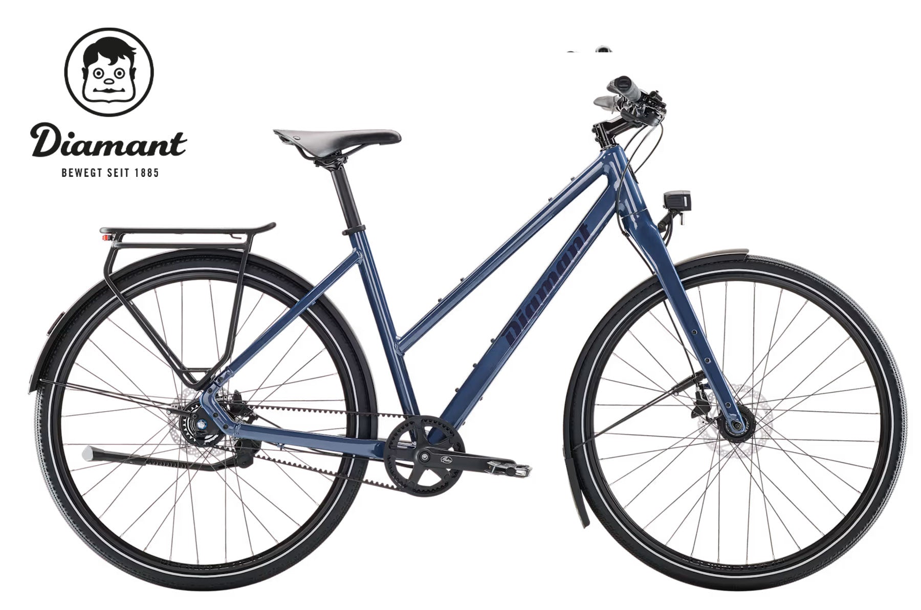 DIAMANT Mahon Style Pro Midstep Vergissmeinnichtblau Metallic - Premium Bikeshop