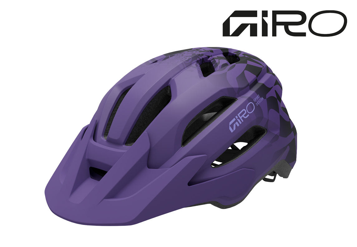 GIRO FIXTURE II Youth Fahrradhelm matte purple rush