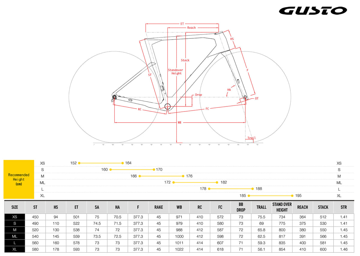 GUSTO GTR Sport TE Flux Orange