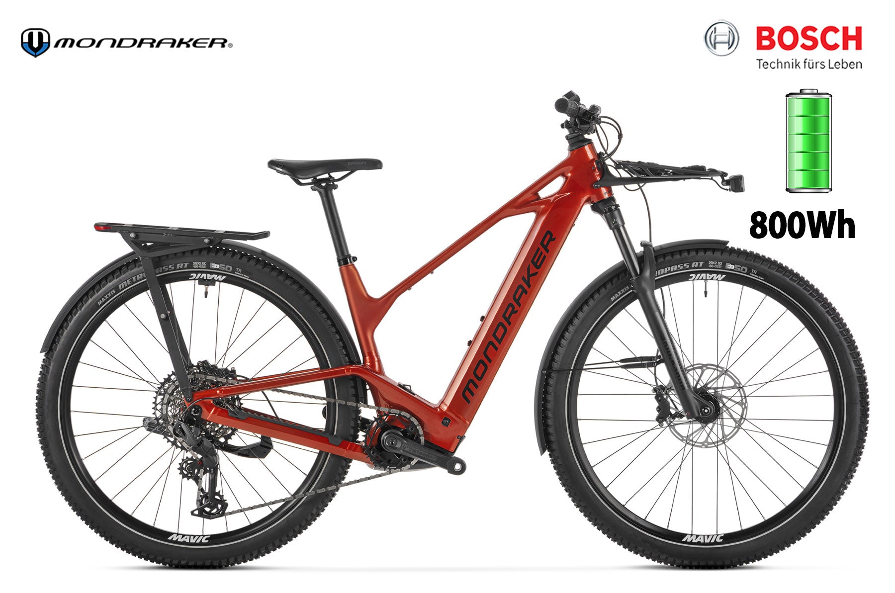 Mondraker Prime X Earth red
