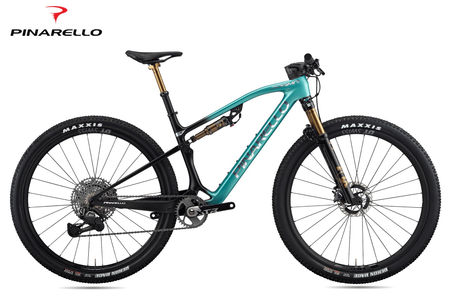 Pinarello Dogma XC Snimano XTR DI2 1X12 - Formula-Green - Premium Bikeshop