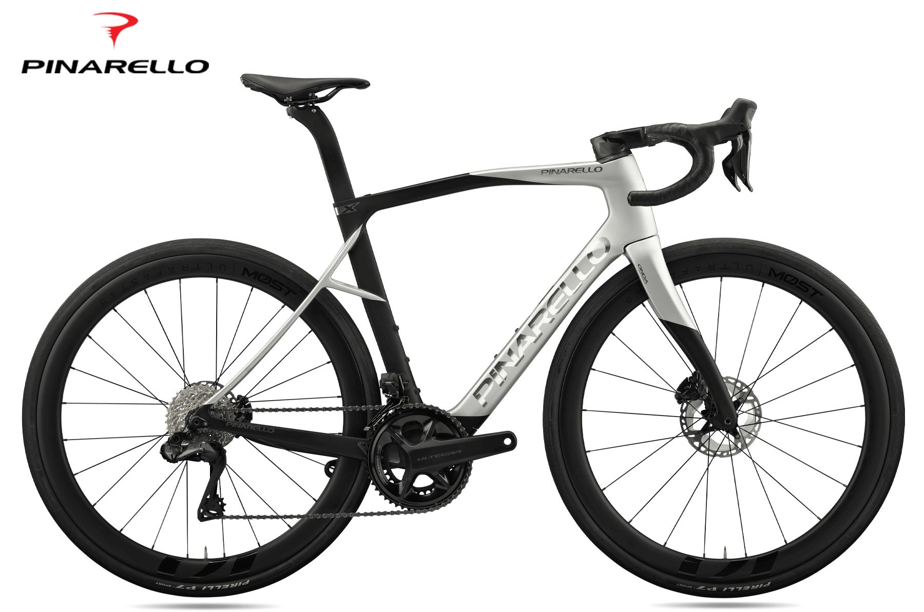 Pinarello X7 Disc Shimano Ultegra 2x12 Saturn silver - Premium Bikeshop