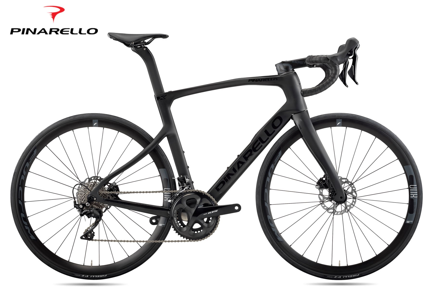 Pinarello X3 Disc Shimano 105 DI2 black CD160 - Premium Bikeshop