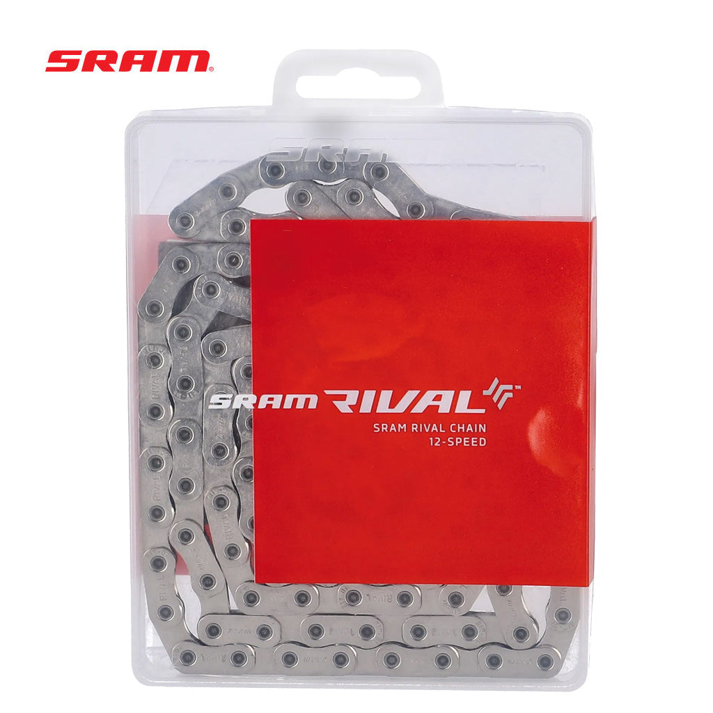 SRAM Kette 12-fach Rival Flattop D1 120 Glieder 12-fach, PowerLock, silber - Premium Bikeshop