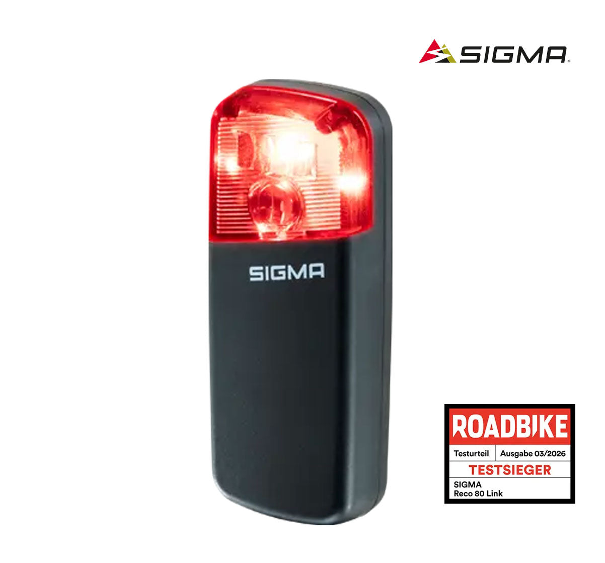 SIGMA RECO 80 Link Radar mit StVZO Rücklicht