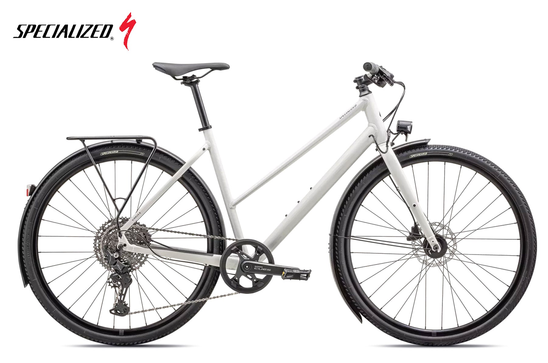 Specialized Sirrus X 3.0 Step-Through EQ dune white/dark navy - Premium Bikeshop