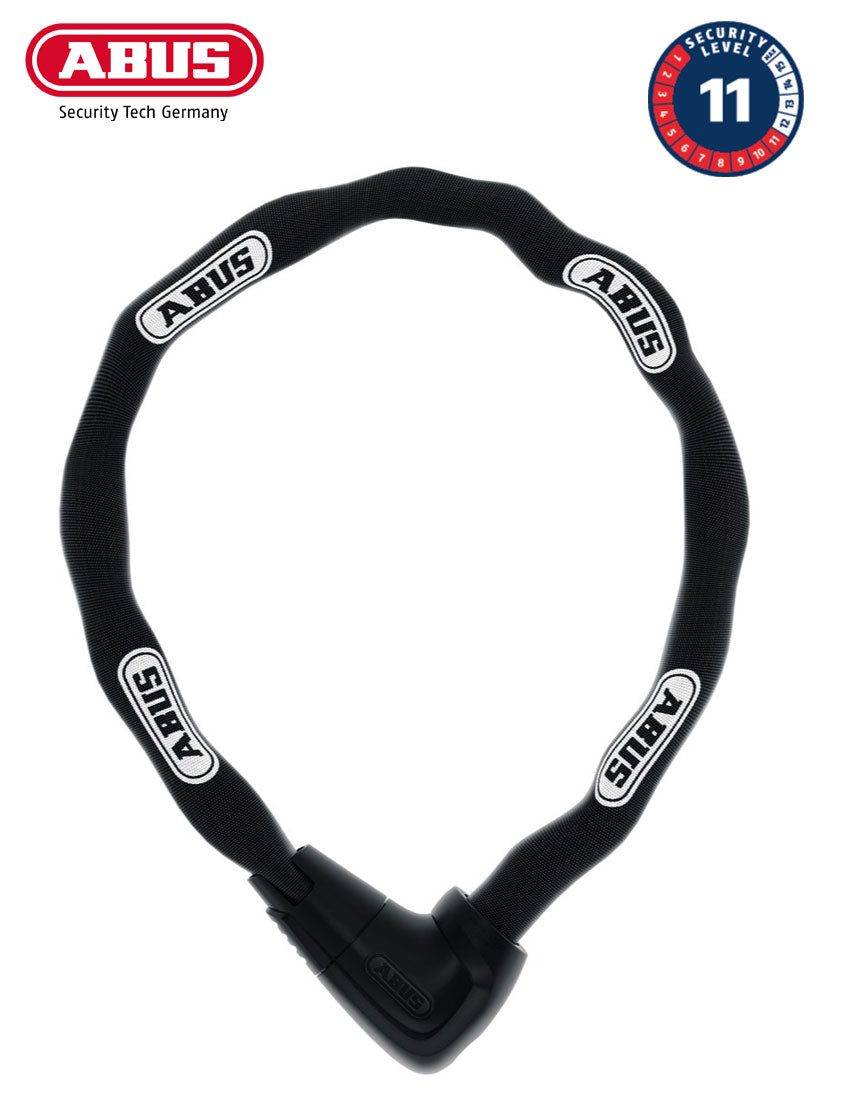 Abus Steel-O-Chain™ XPlus™ 9808K/85 black - Premium Bikeshop
