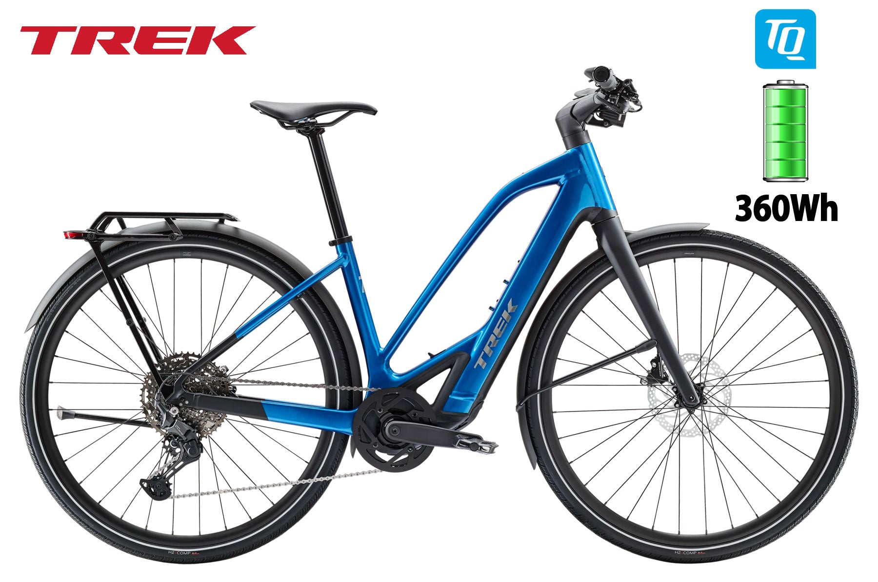Trek FX+ 7 Midstep Alpine Blue Gloss - Premium Bikeshop