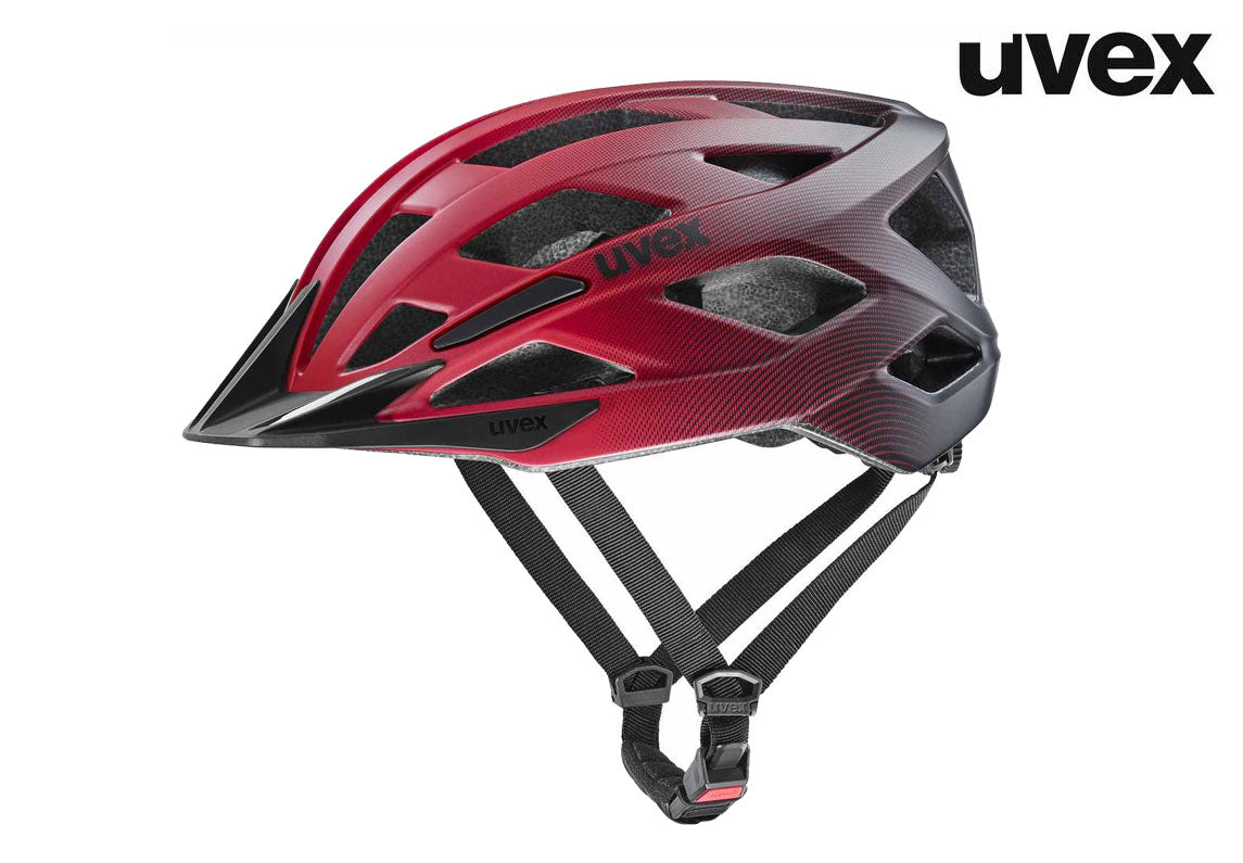 UVEX i-vo 2 Helm red black matt