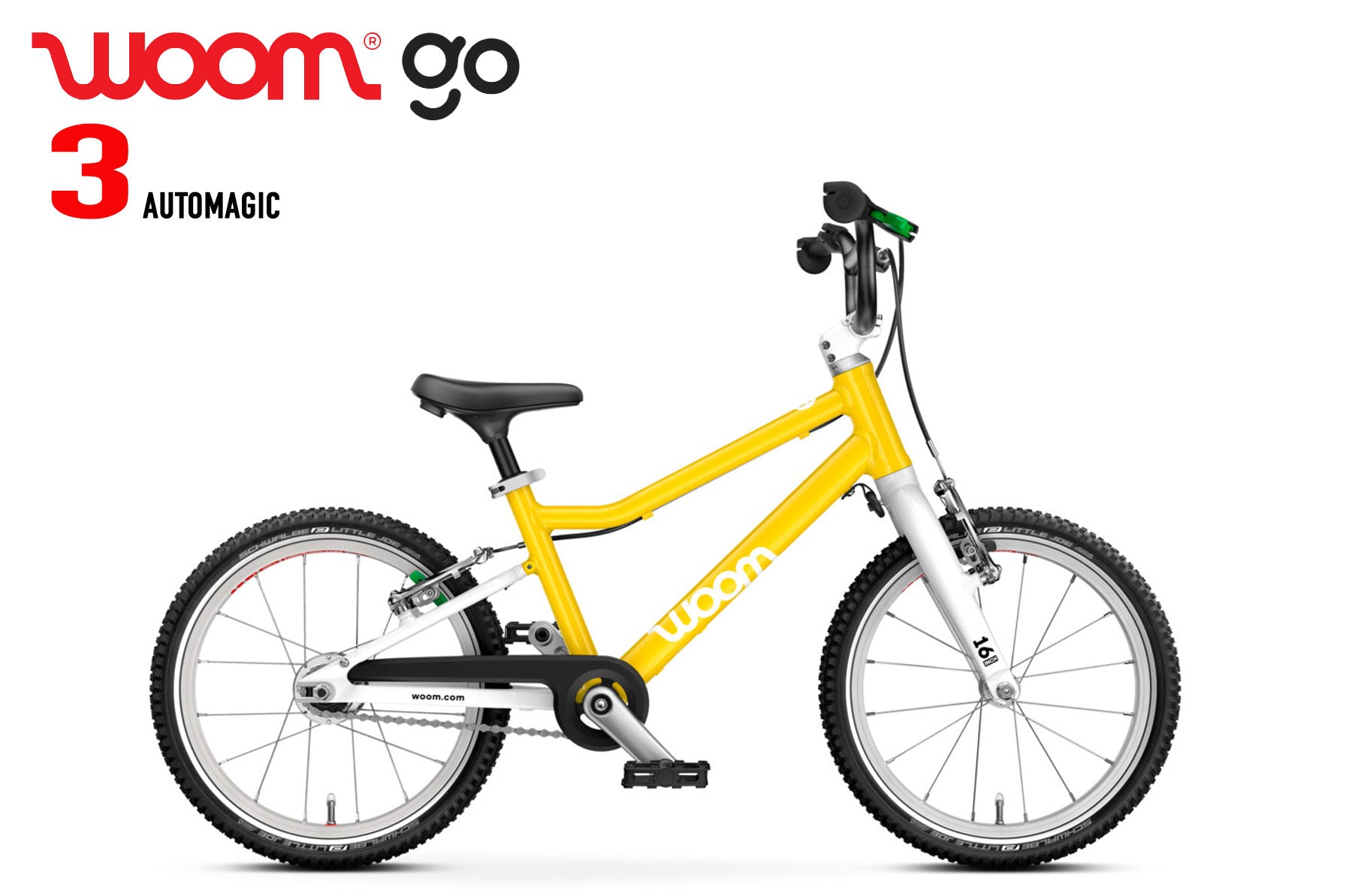WOOM GO 3 Automagic vibrant yellow - Premium Bikeshop