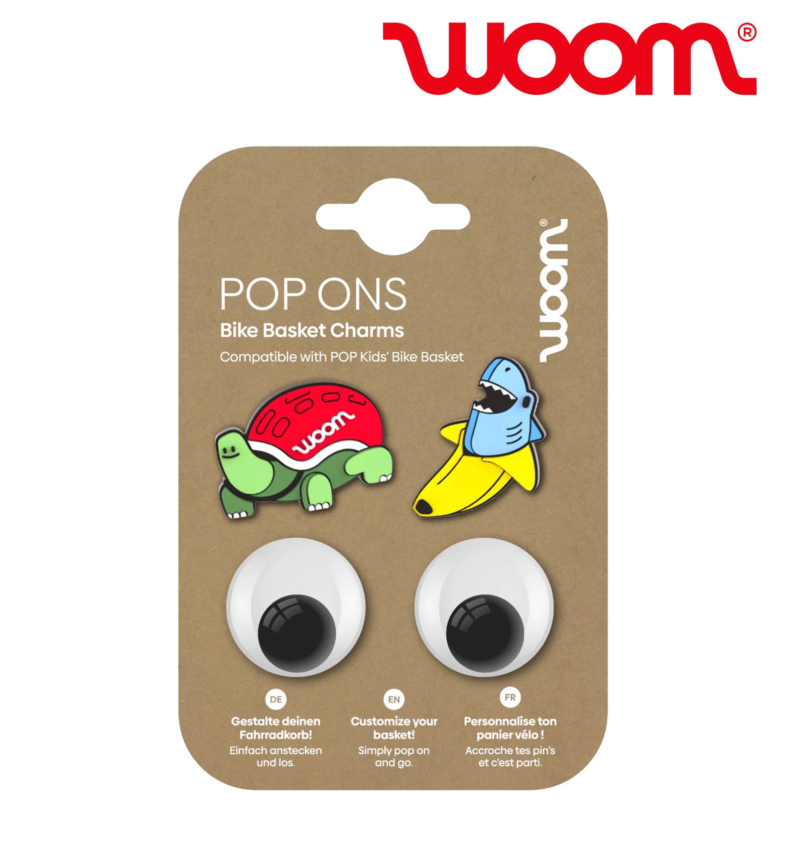 WOOM POP ONS Fahrradkorb-Anstecker - Premium Bikeshop