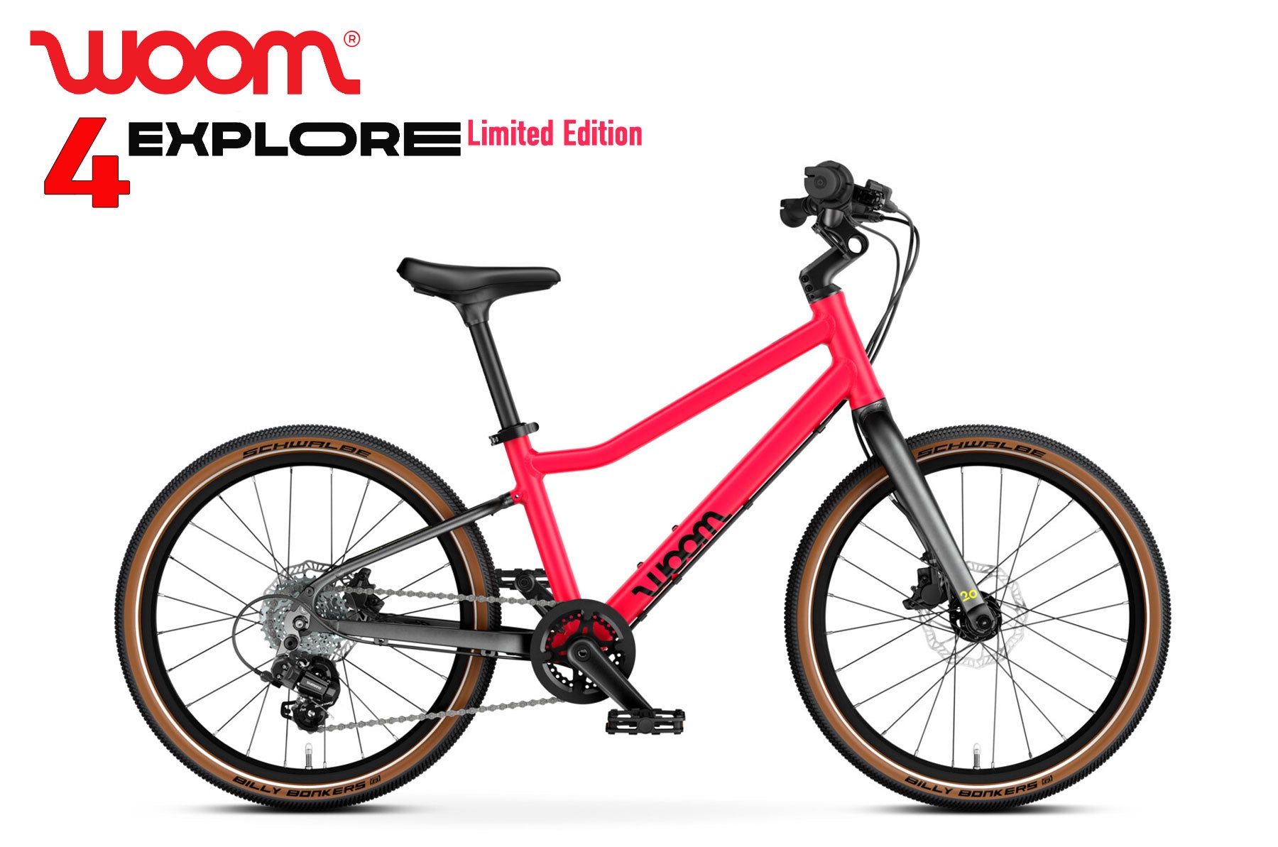 WOOM ® Explore 4 neon pink Limited Edition