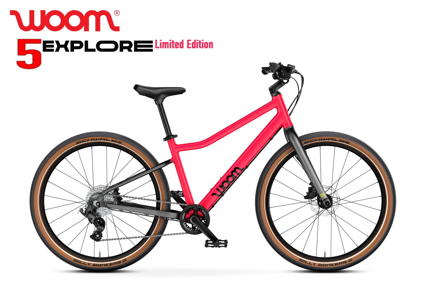 WOOM ® Explore 5 neon pink Limited Edition