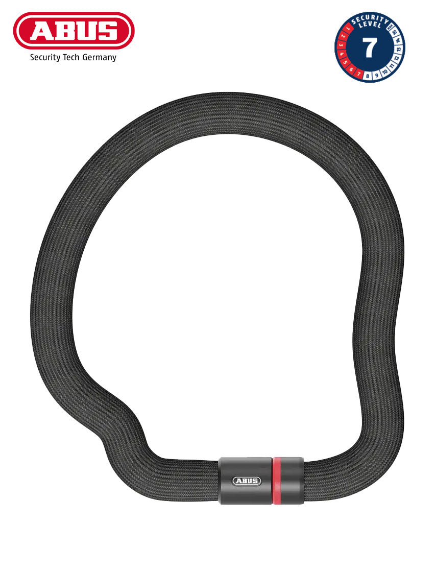 abus fahrradschloss kette mit tasche ABUS Kettenschloss Goose Lock 6206K/85 black