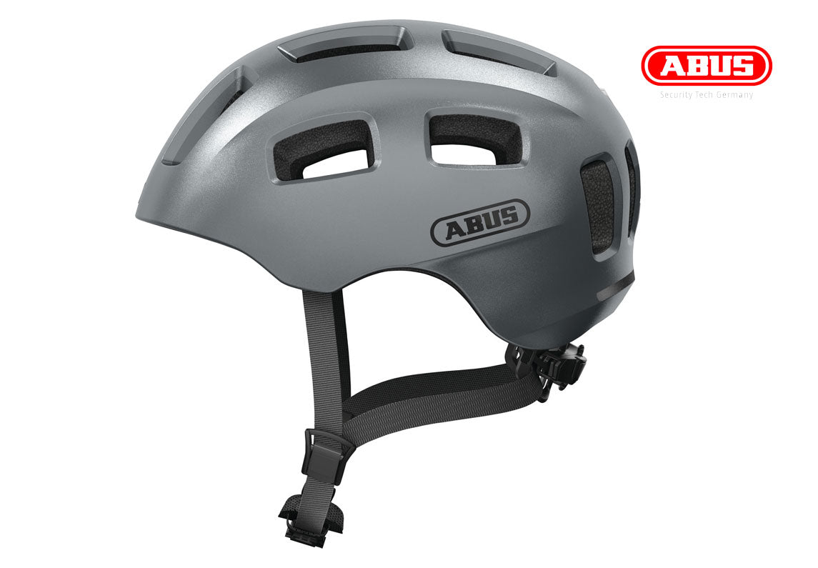 ABUS YOUN-I 2.0 graphite silver - Premium Bikeshop
