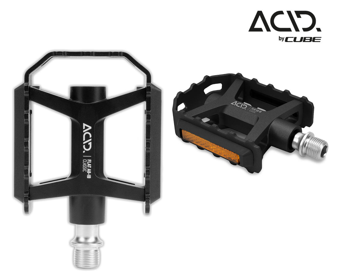ACID Pedale FLAT A8-IB Classic black - Premium Bikeshop
