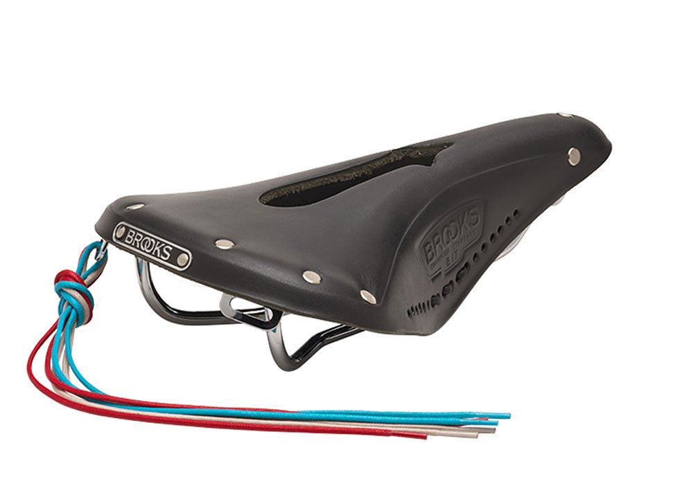 BROOKS Sattel B17 Narrow Carved Leder black - Premium Bikeshop