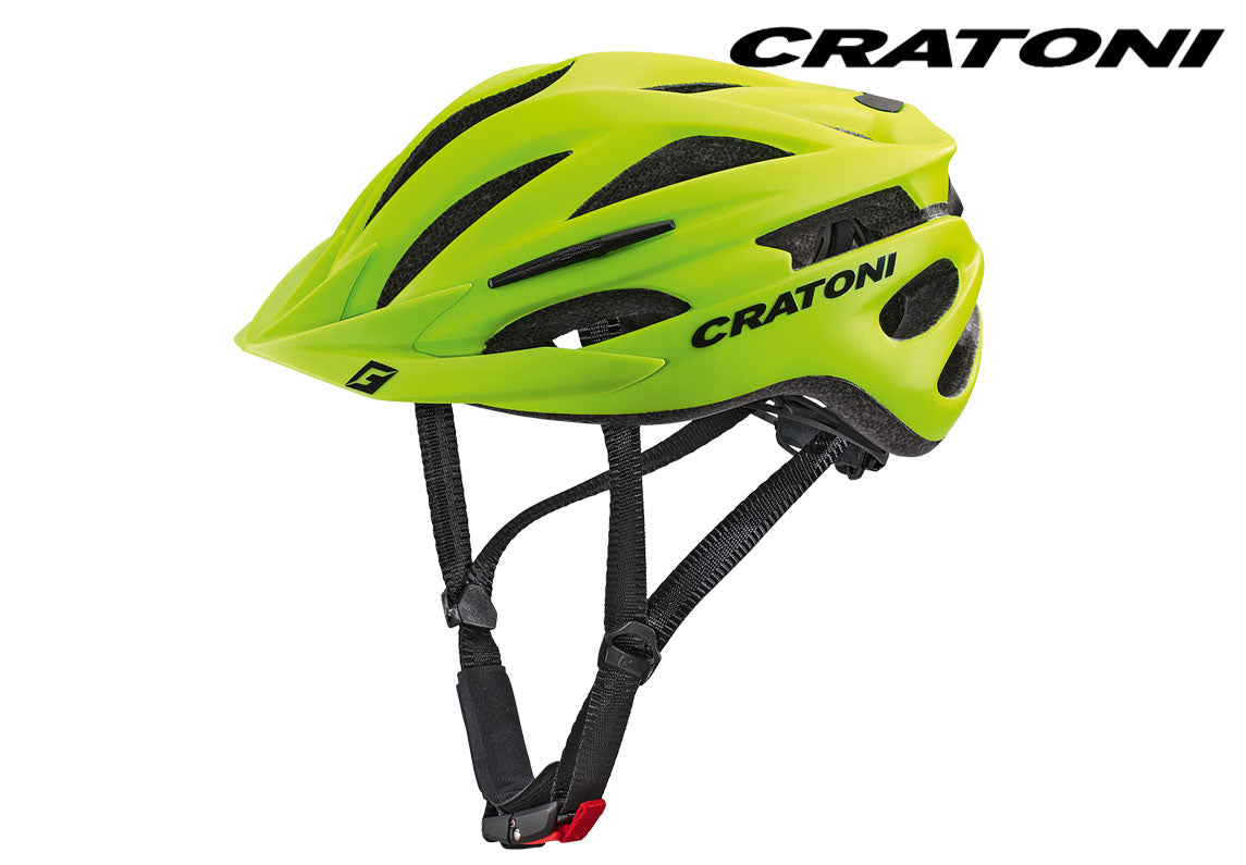 Cratoni Pacer Fahrradhelm lime matt - Premium Bikeshop