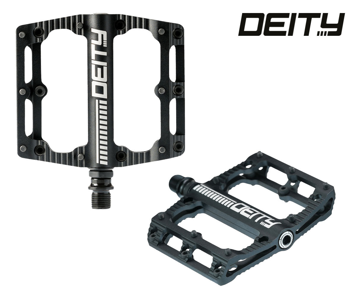 eloxierte pedale DEITY BLACK KAT Pedals black eloxiert