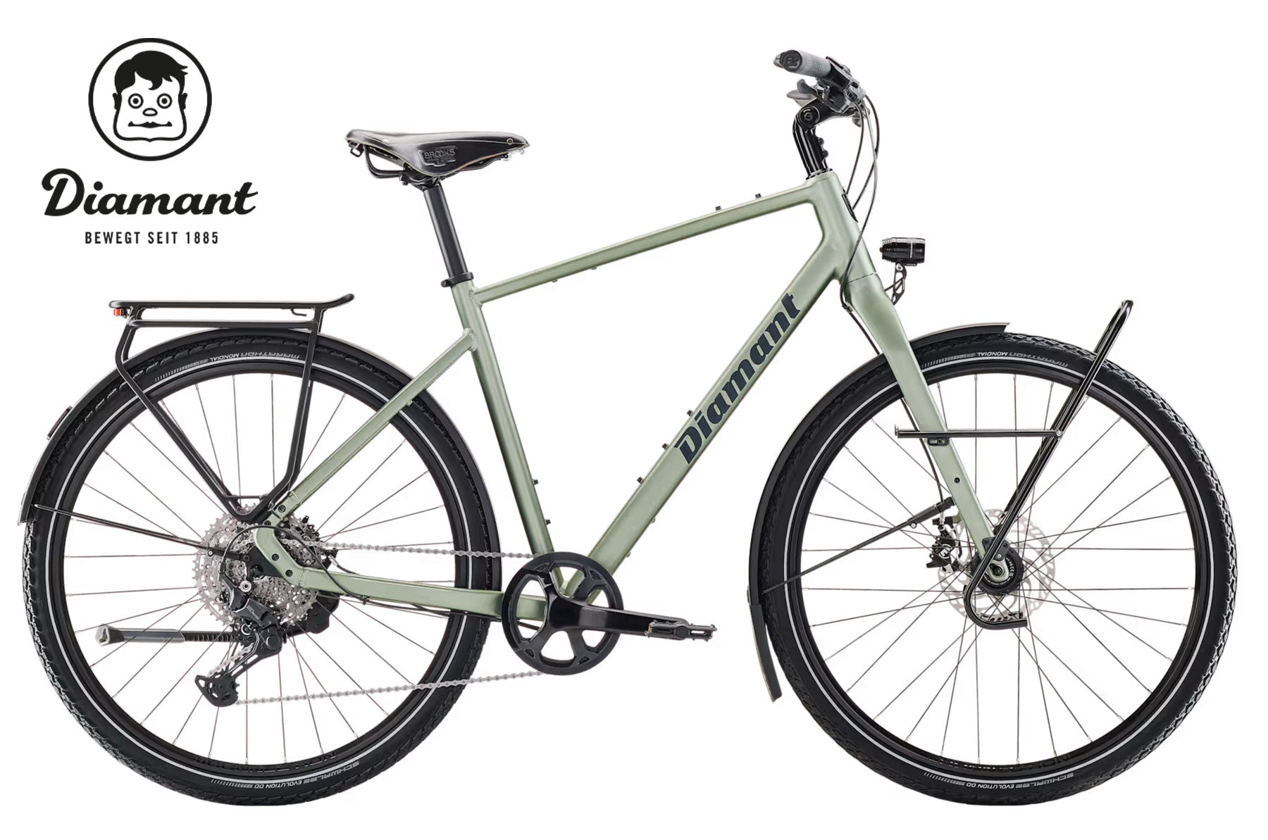 diamant fahrradhelm DIAMANT Mahon World heugrün