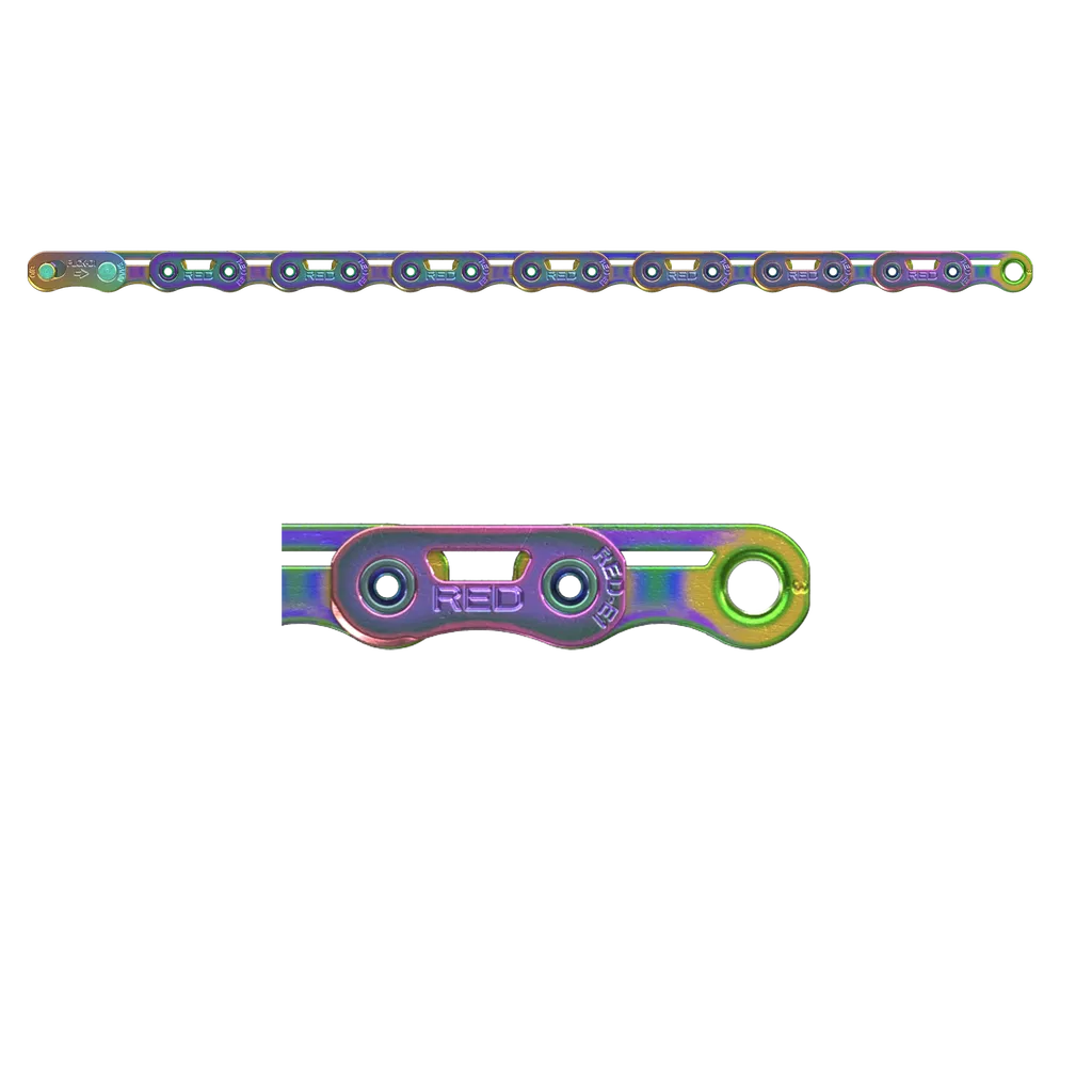 SRAM Kette 12-fach Red Flattop E1 126 Glieder,12-fach, PowerLock, Rainbow - Premium Bikeshop