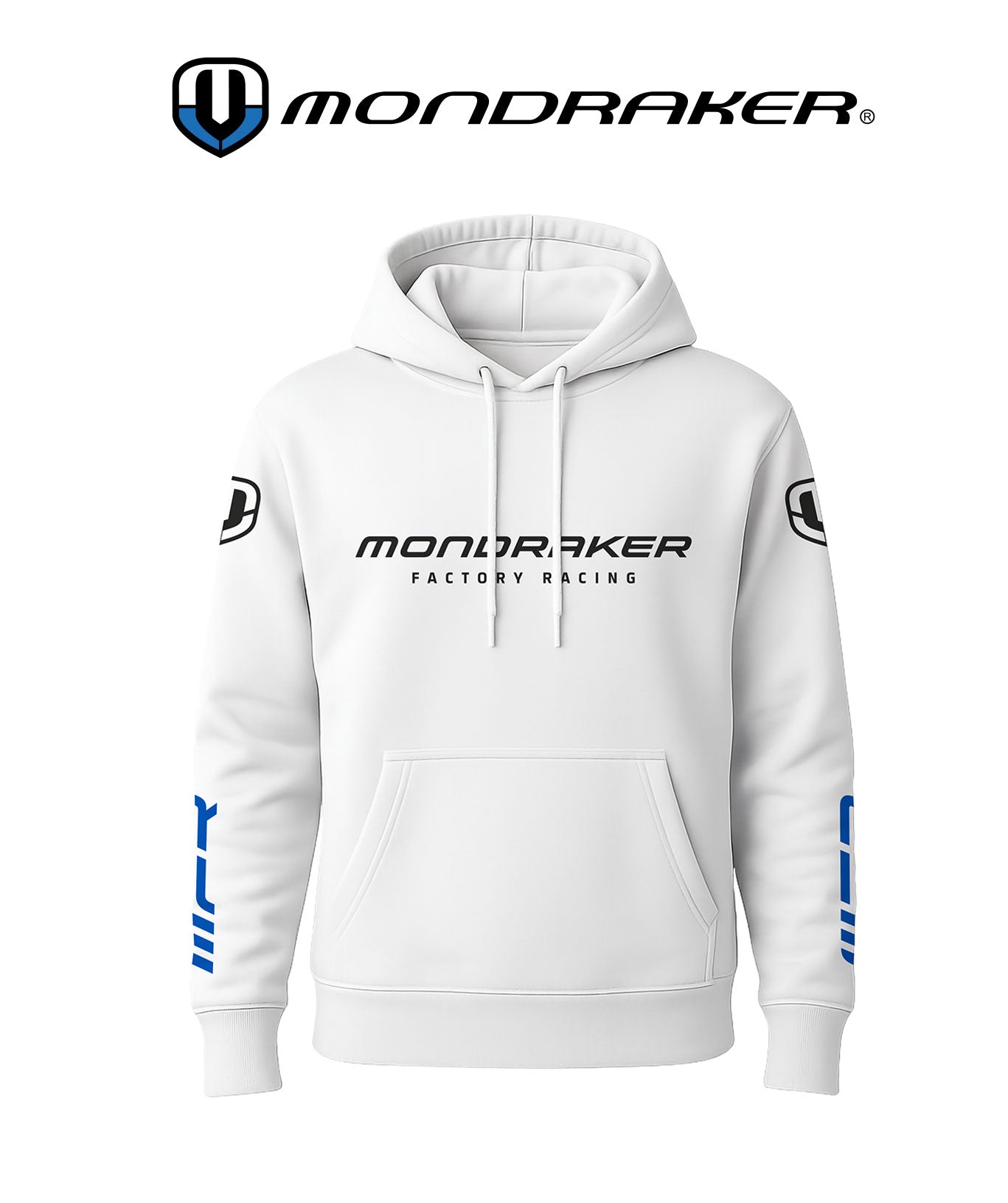 MONDRAKER Hoodie MFR white - Premium Bikeshop
