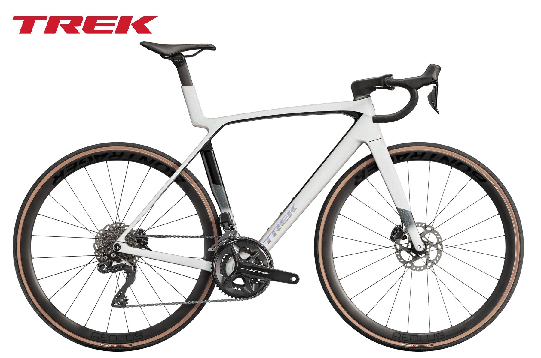 Trek Madone SL 6 Gen 8 white prismatic - Premium Bikeshop
