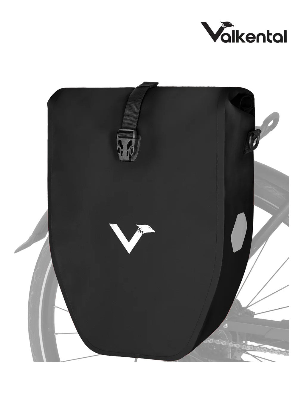 Valkental Bike Bag 28l black - Premium Bikeshop