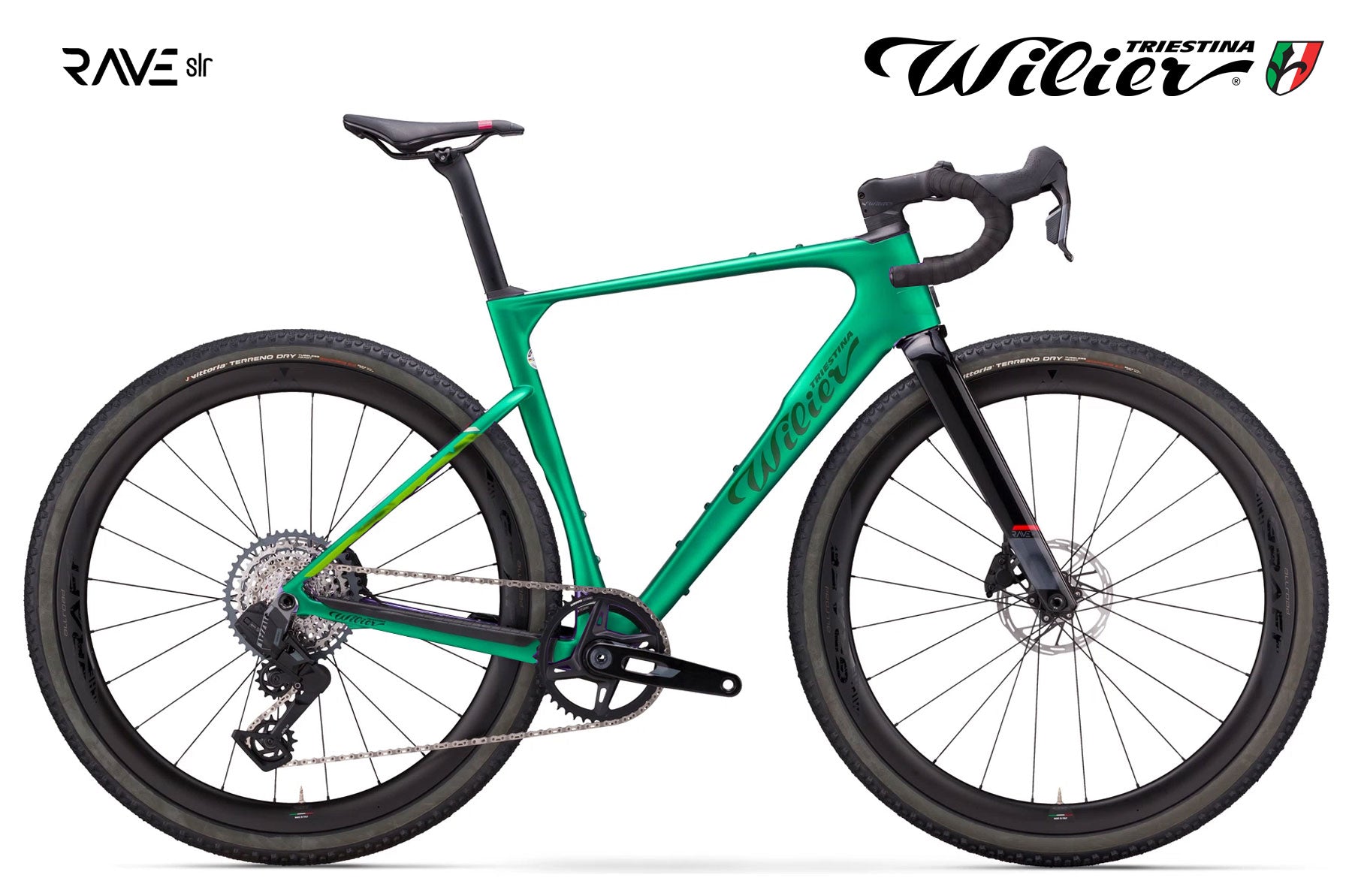 Wilier Rave SLR ID2 Sram Rival AXS V10 Pixel Green - Premium Bikeshop