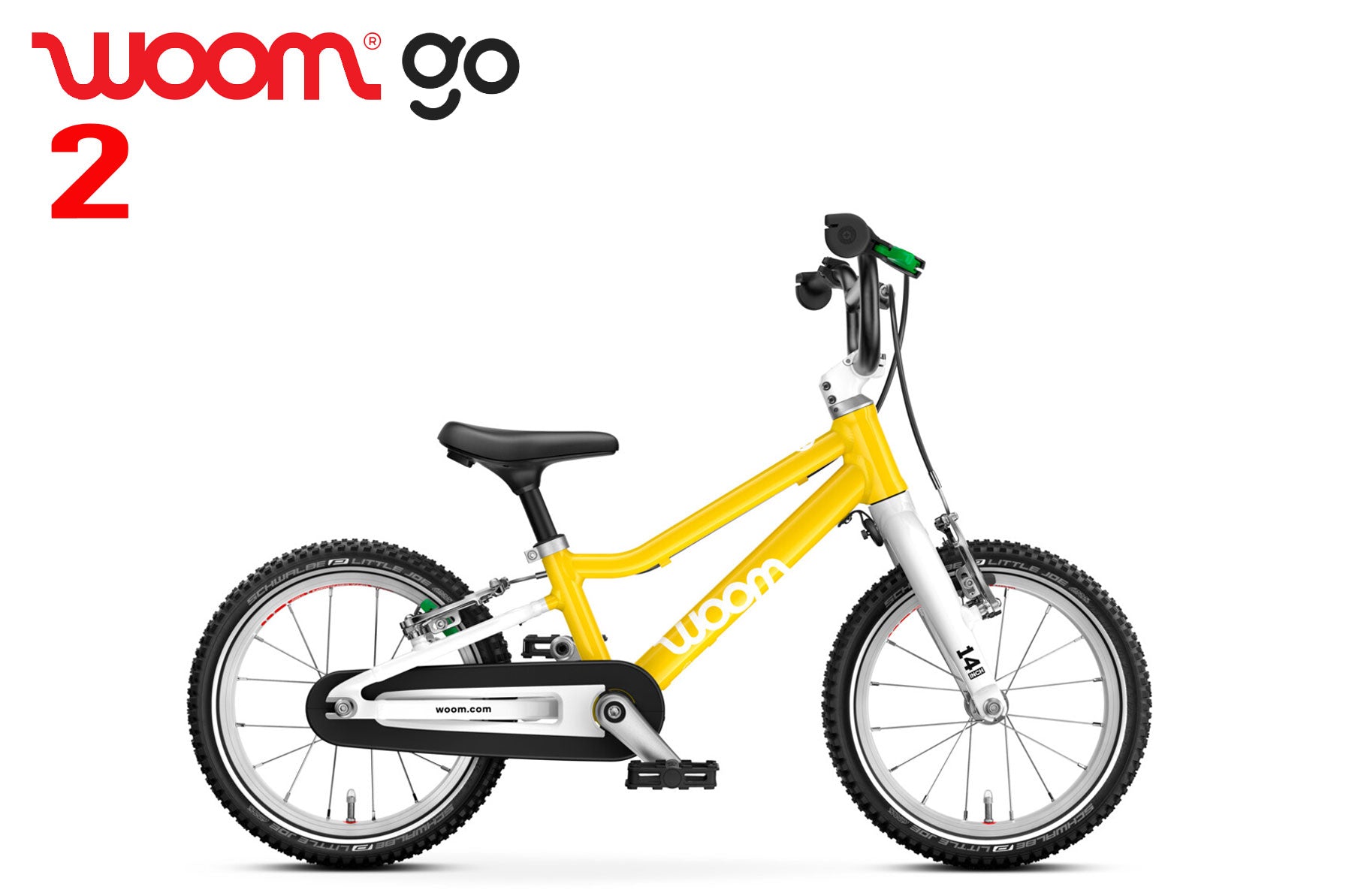 kinderfahrrad versenden WOOM GO 2 vibrant yellow