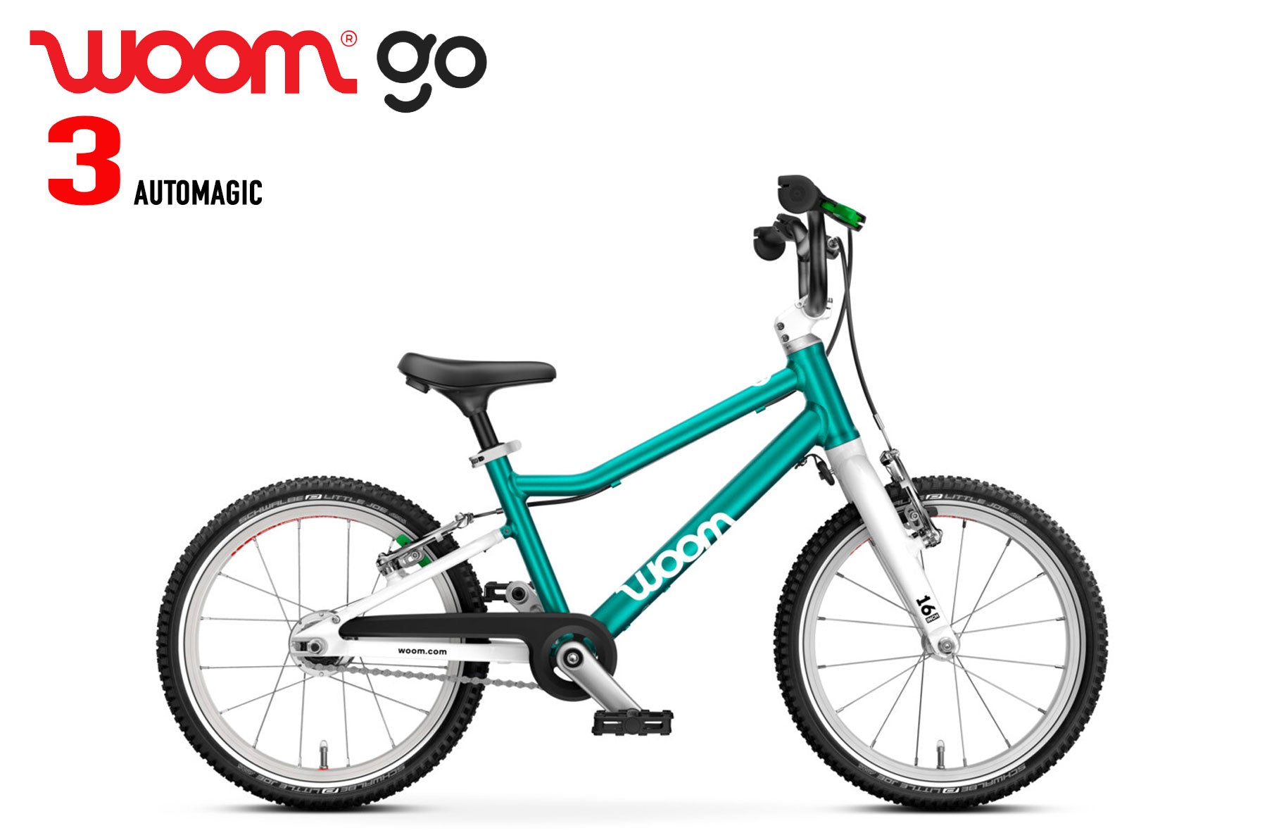 woom 3 pedale entfernen WOOM GO 3 Automagic metallic petrol
