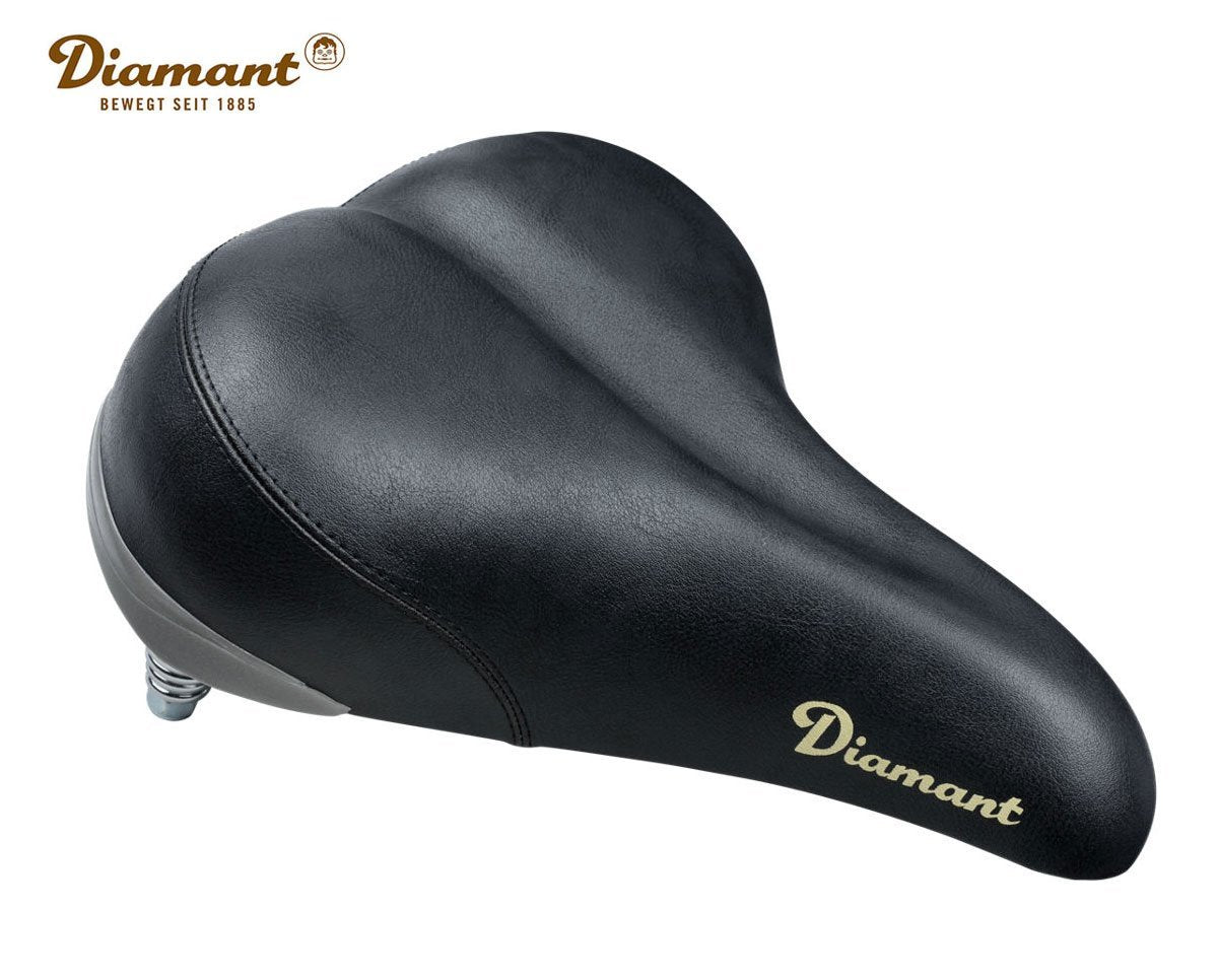 fahrradsattel retro schwarz Diamant Sattel Retro schwarz
