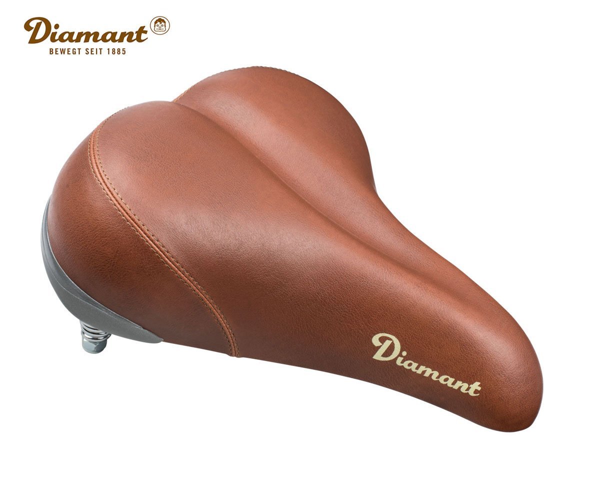 Sattel Diamant Retro Braun - DEV Premium Bikeshop