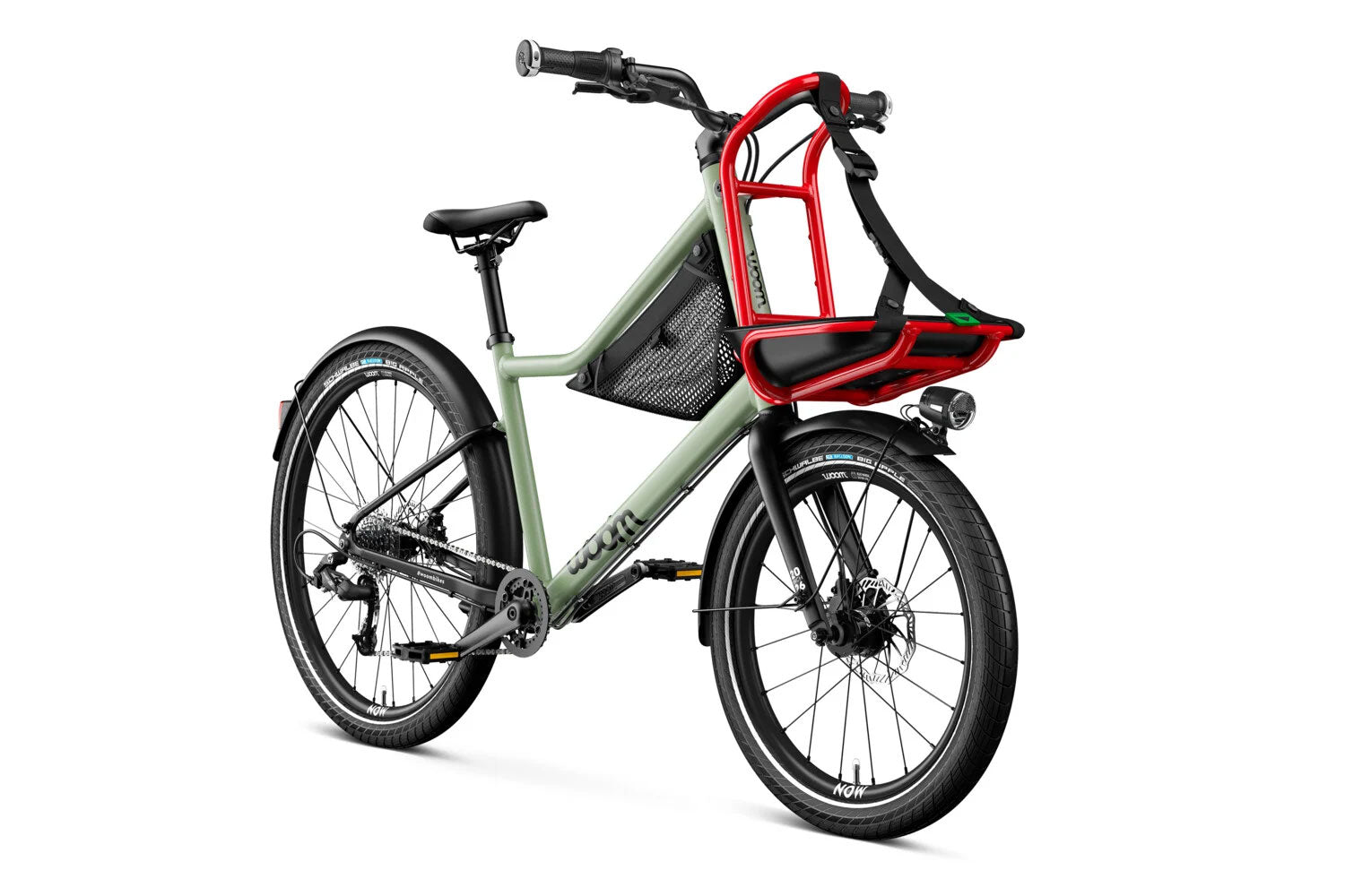 WOOM NOW 6 moss green / formular red - Premium Bikeshop