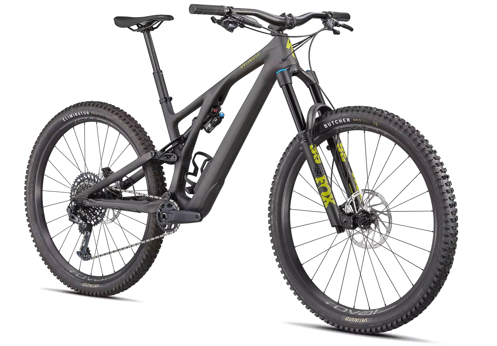 Specialized Stumpjumper EVO Expert Satin Carbon / Olive green / black - Premium Bikeshop