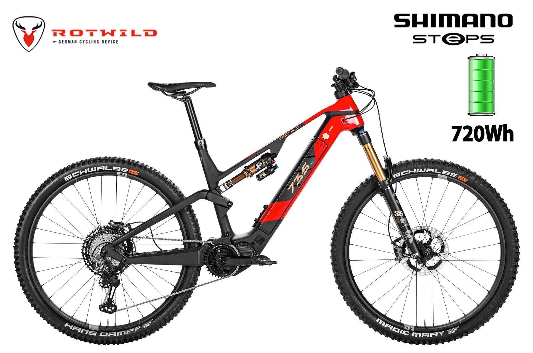 rotwild trekking e bike ROTWILD R.X735 FS Ultra