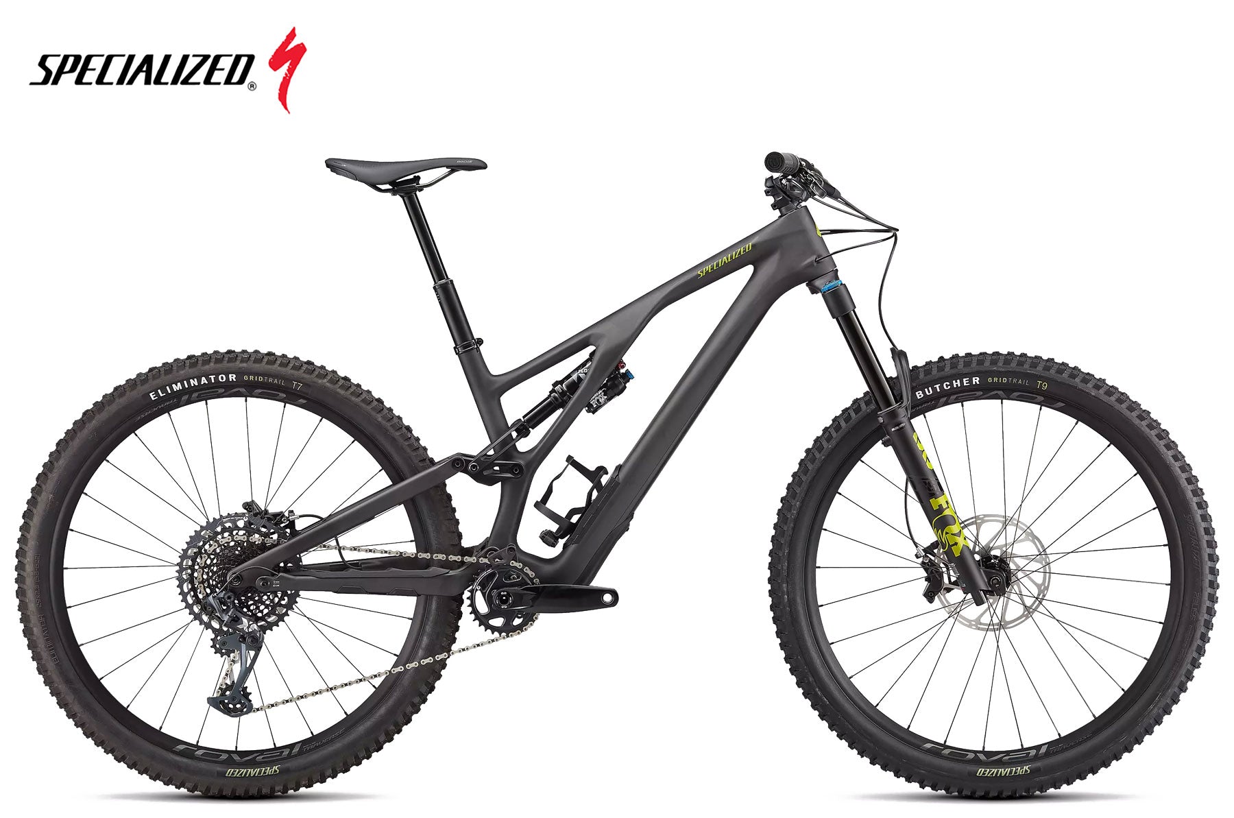 Specialized Stumpjumper EVO Expert Satin Carbon / Olive green / black - Premium Bikeshop