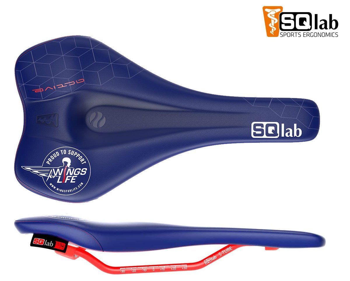 SQlab Sattel 611 ERGOWAVE® active 2.1 ltd. Wings for Life - Premium Bikeshop