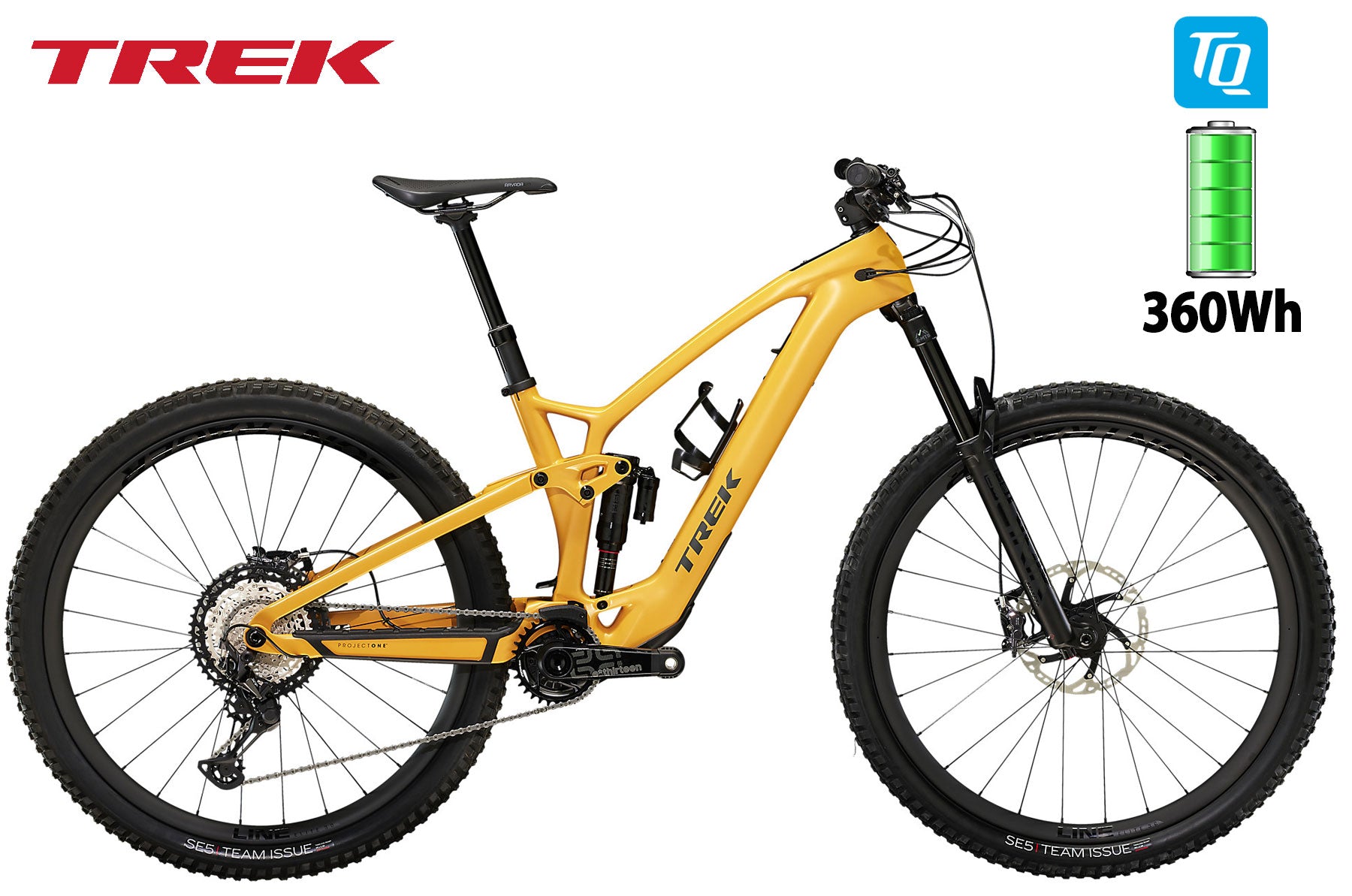 TREK Fuel EXe 9.8 XT Satin Baja Yellow - Premium Bikeshop