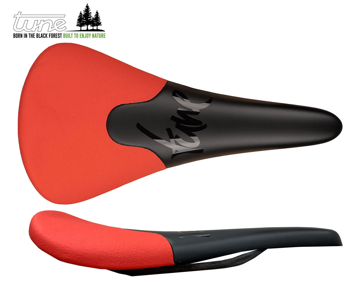 Tune Komm-Vor Carbon Sattel red - Premium Bikeshop