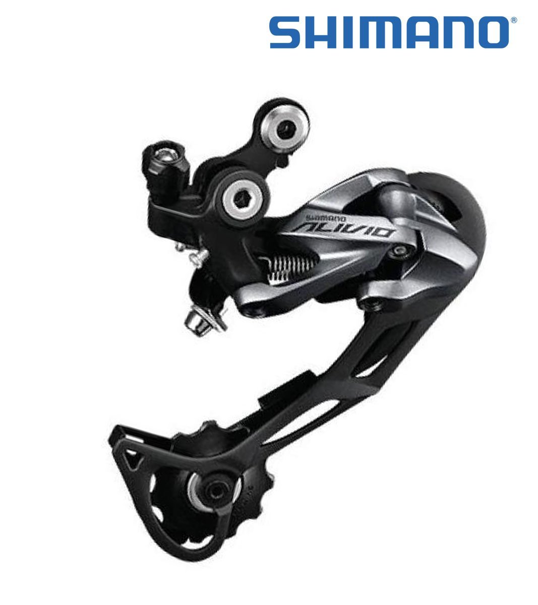 9 fach schaltwerk rennrad SHIMANO Schaltwerk ALIVIO RD-M4000 Shadow 9-fach grey
