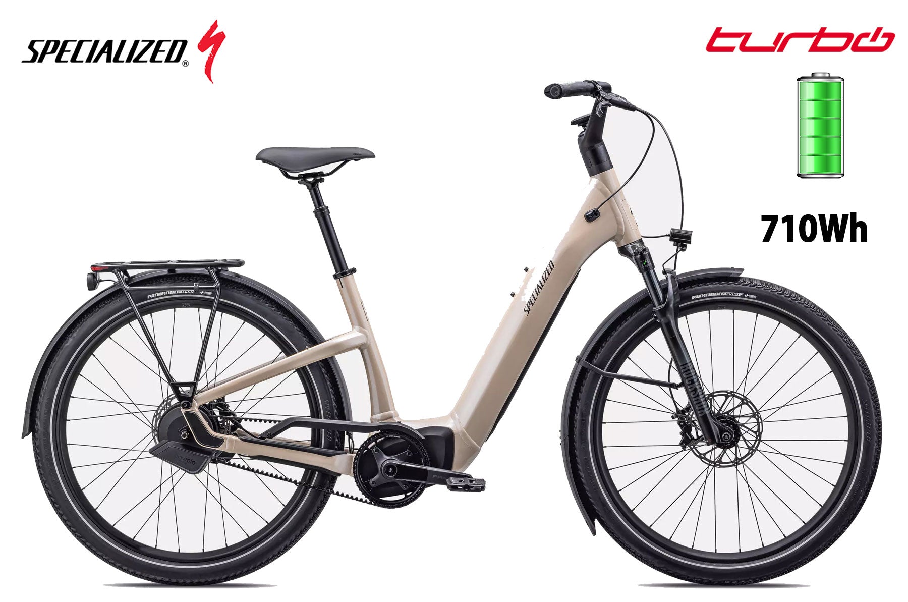 como mountainbike Specialized Turbo Como 5.0 IGH Sand / Black Reflective